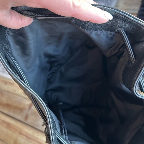 Victoria’s Secret Black Fringe Leather Backpack preloved in perfect condition - Picture 6 of 6